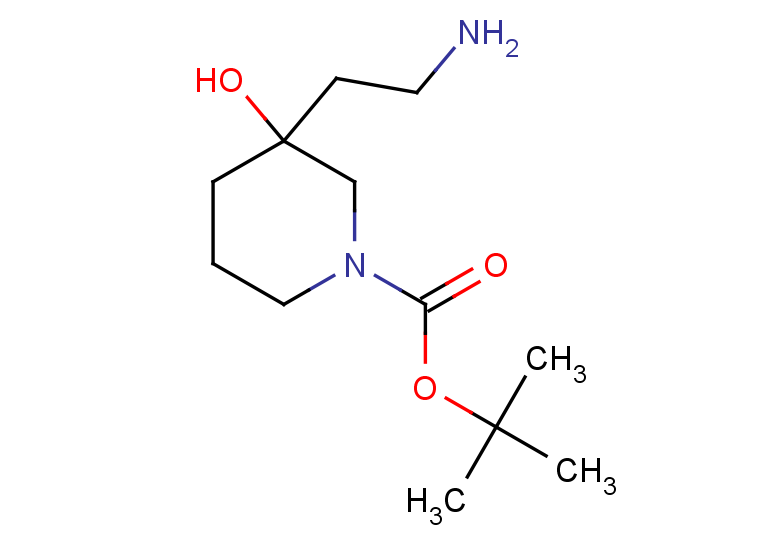 tert-butyl 3-(2-aminoethyl)-3-hydroxypiperidine-1-carboxylate