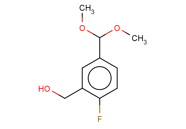 [5-(dimethoxymethyl)-2-fluorophenyl]methanol