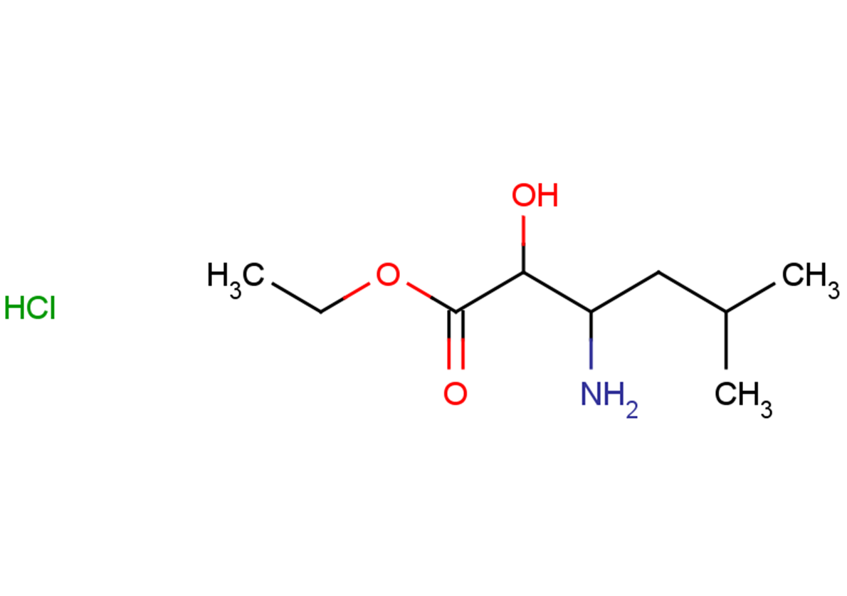 ethyl 3-amino-2-hydroxy-5-methylhexanoate hydrochloride