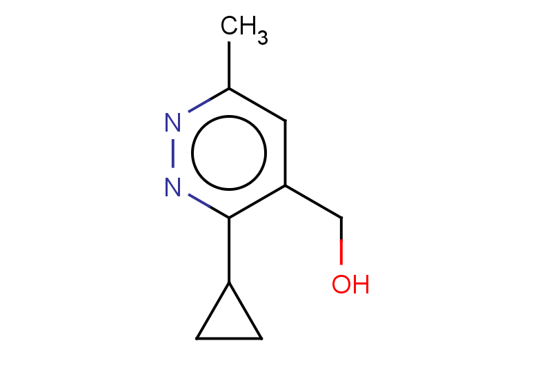 (3-cyclopropyl-6-methylpyridazin-4-yl)methanol