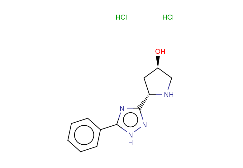 (3R,5S)-5-(5-phenyl-1H-1,2,4-triazol-3-yl)pyrrolidin-3-ol dihydrochloride