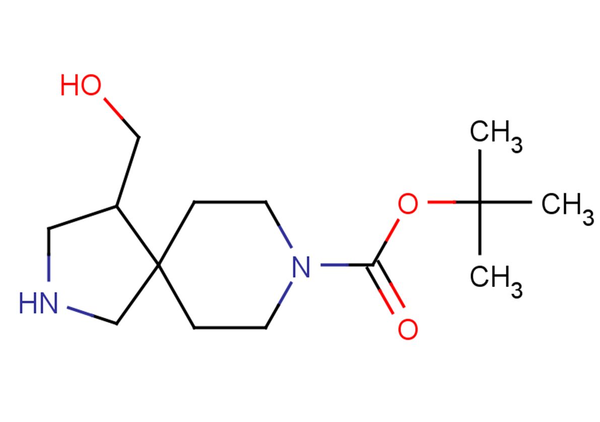 tert-butyl 4-(hydroxymethyl)-2,8-diazaspiro[4.5]decane-8-carboxylate
