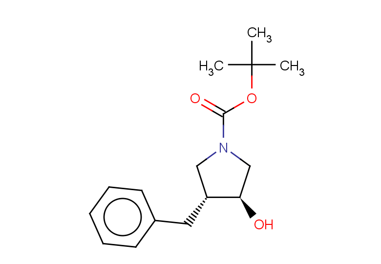 rac-tert-butyl (3R,4S)-3-benzyl-4-hydroxypyrrolidine-1-carboxylate, trans