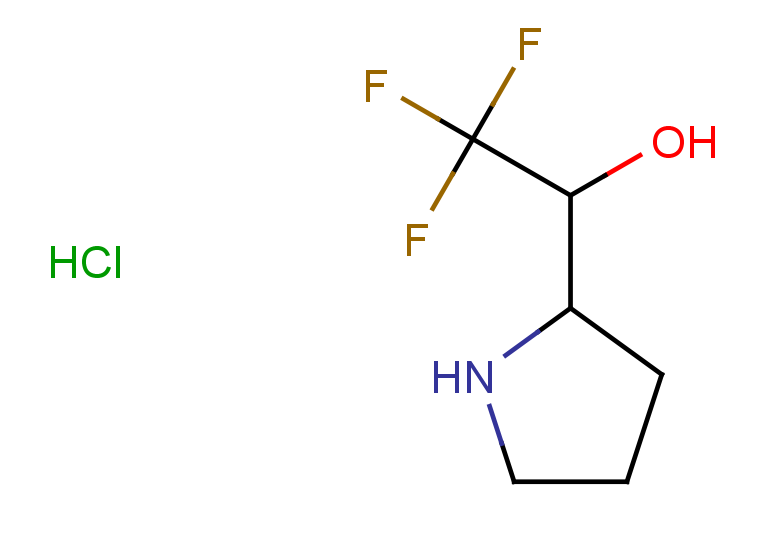 2,2,2-trifluoro-1-(pyrrolidin-2-yl)ethan-1-ol hydrochloride
