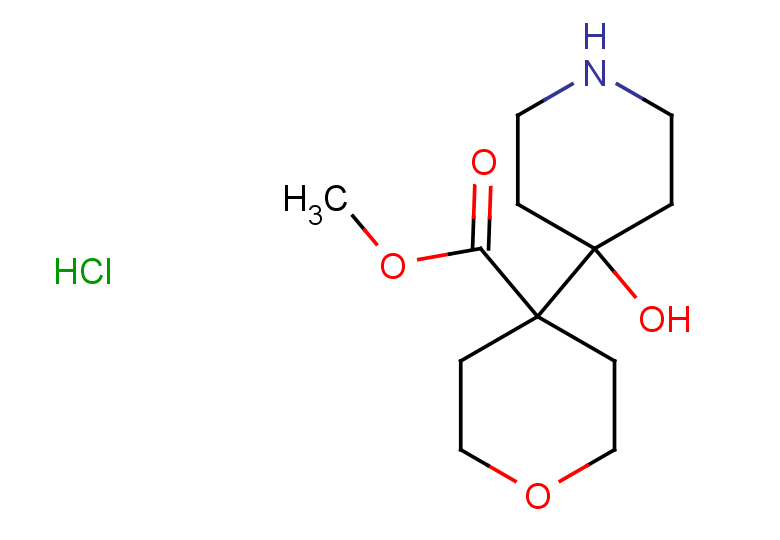 methyl 4-(4-hydroxypiperidin-4-yl)oxane-4-carboxylate hydrochloride