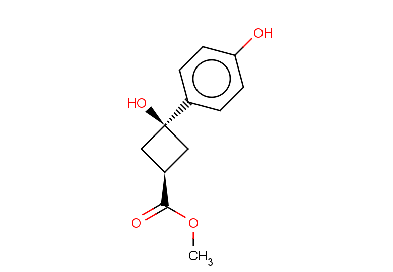 methyl (1s,3s)-3-hydroxy-3-(4-hydroxyphenyl)cyclobutane-1-carboxylate
