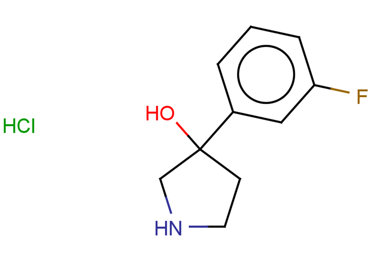 3-(3-FLUOROPHENYL)PYRROLIDIN-3-OL HYDROCHLORIDE