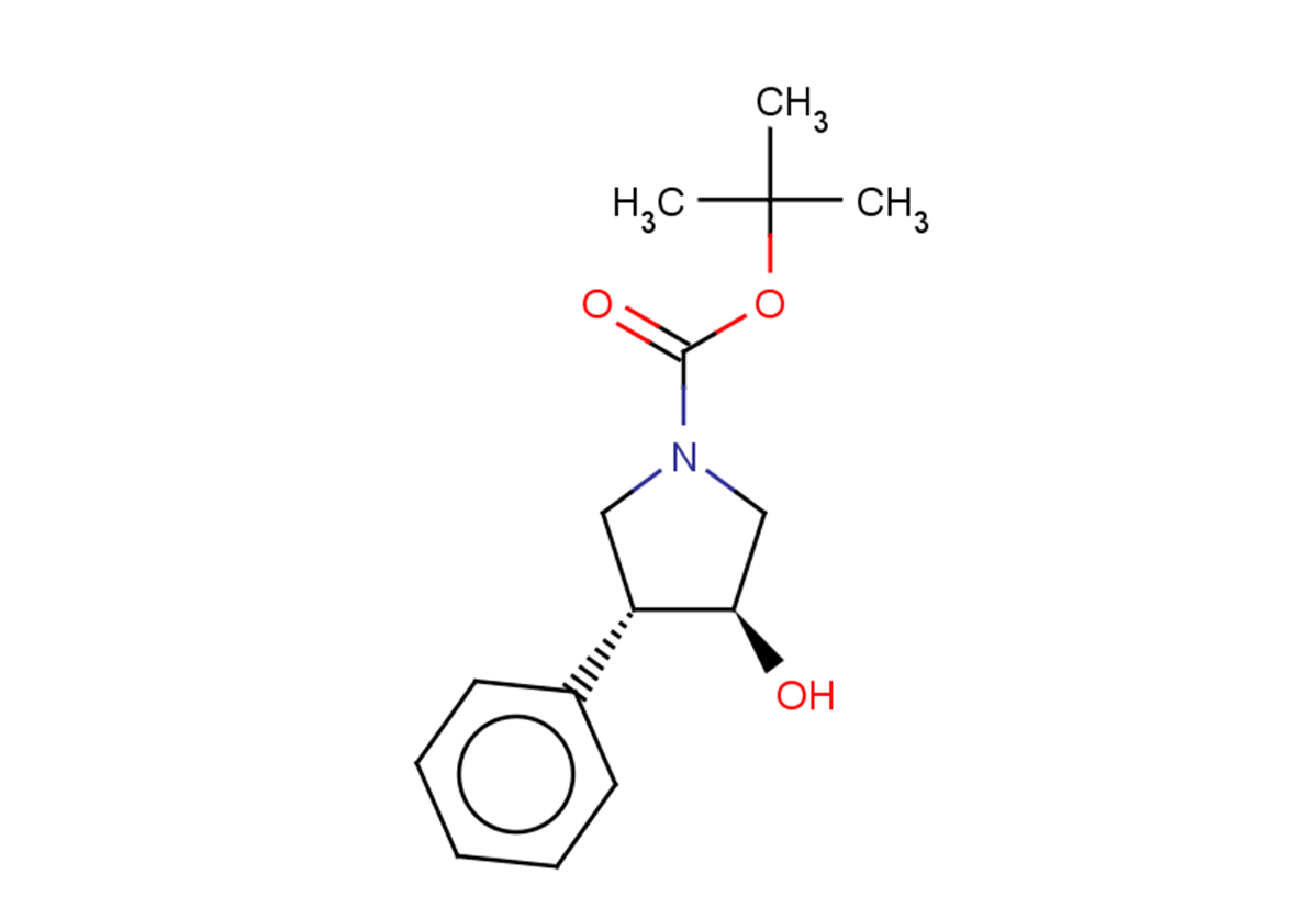 rac-tert-butyl (3R,4S)-3-hydroxy-4-phenylpyrrolidine-1-carboxylate, trans