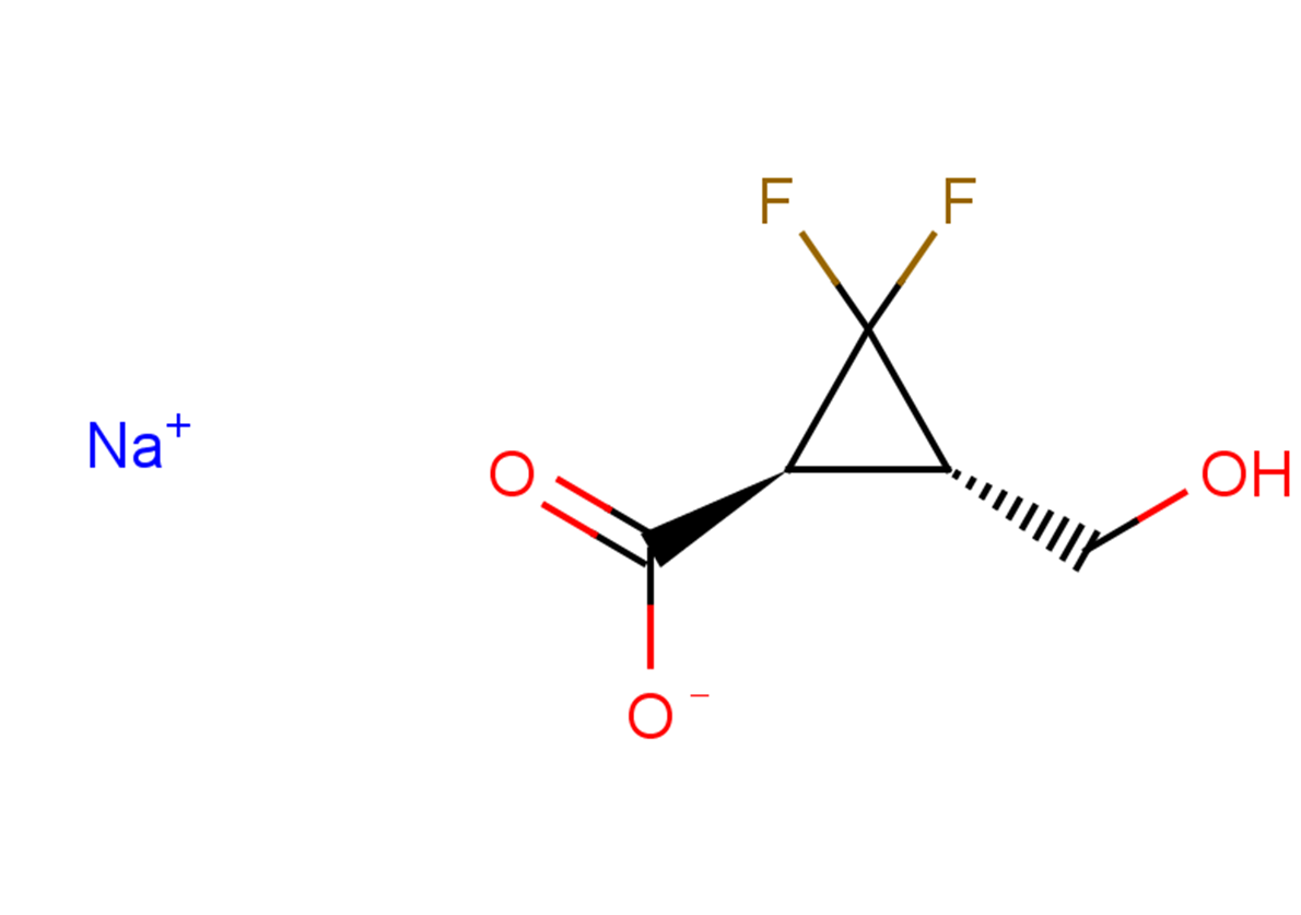 rac-sodium (1R,3R)-2,2-difluoro-3-(hydroxymethyl)cyclopropane-1-carboxylate, trans