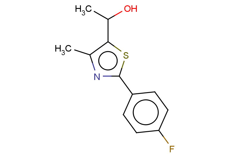 1-[2-(4-fluorophenyl)-4-methyl-1,3-thiazol-5-yl]ethan-1-ol