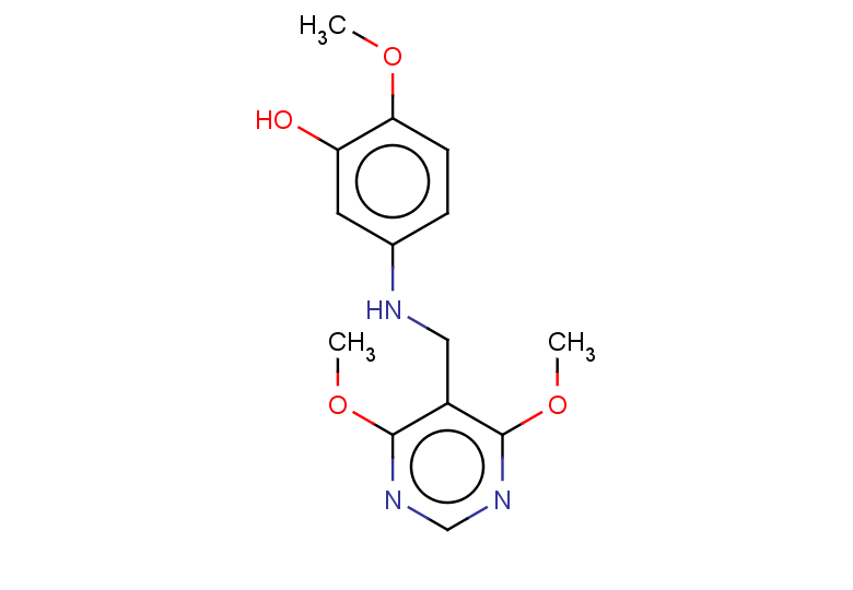5-{[(4,6-dimethoxypyrimidin-5-yl)methyl]amino}-2-methoxyphenol