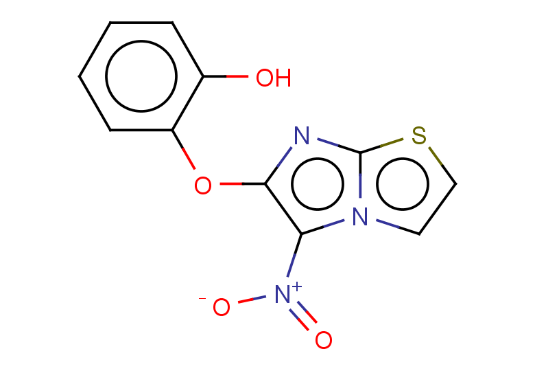 2-({5-nitroimidazo[2,1-b][1,3]thiazol-6-yl}oxy)phenol