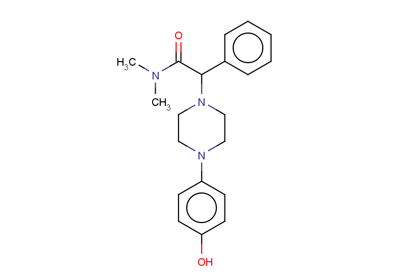 2-[4-(4-hydroxyphenyl)piperazin-1-yl]-N,N-dimethyl-2-phenylacetamide