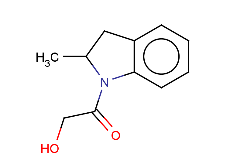 2-hydroxy-1-(2-methyl-2,3-dihydro-1H-indol-1-yl)ethan-1-one
