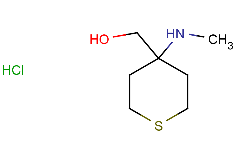 [4-(methylamino)thian-4-yl]methanol hydrochloride