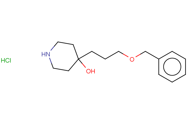 4-[3-(benzyloxy)propyl]piperidin-4-ol hydrochloride