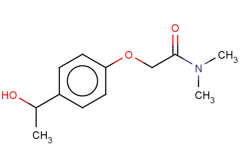 2-[4-(1-hydroxyethyl)phenoxy]-N,N-dimethylacetamide