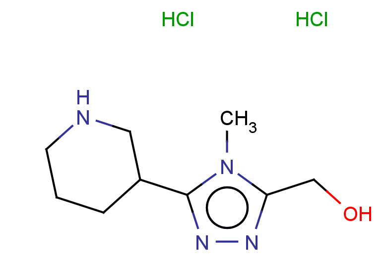 [4-METHYL-5-(3-PIPERIDINYL)-4H-1,2,4-TRIAZOL-3-YL]METHANOL DIHYDROCHLORID+