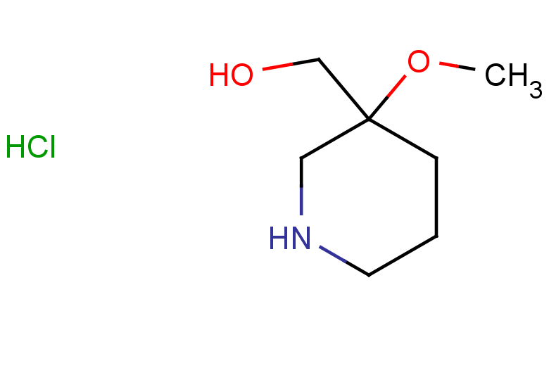 (3-methoxypiperidin-3-yl)methanol hydrochloride