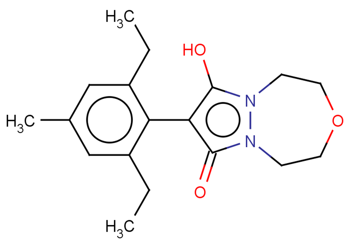 8-(2,6-diethyl-4-methylphenyl)-9-hydroxy-1H,2H,4H,5H,7H-pyrazolo[1,2-d][1,4,5]oxadiazepin-7-one