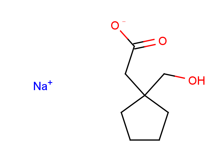 sodium 2-[1-(hydroxymethyl)cyclopentyl]acetate