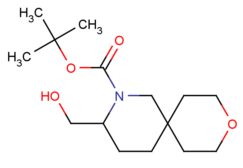 tert-butyl 3-(hydroxymethyl)-9-oxa-2-azaspiro[5.5]undecane-2-carboxylate