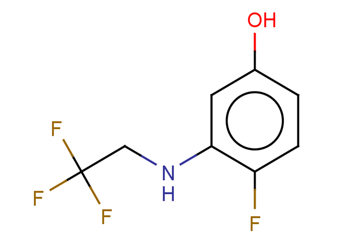 4-fluoro-3-[(2,2,2-trifluoroethyl)amino]phenol