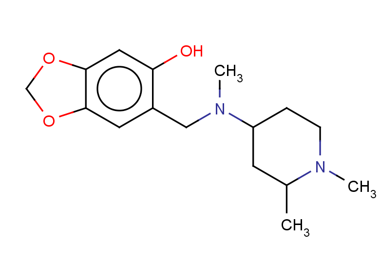 6-{[(1,2-dimethylpiperidin-4-yl)(methyl)amino]methyl}-1,3-dioxaindan-5-ol