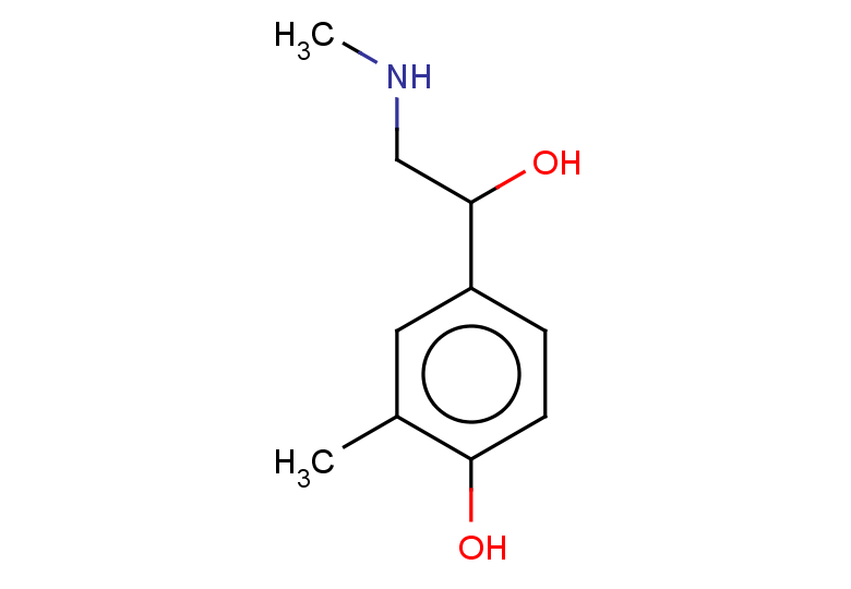 4-(1-hydroxy-2-(methylamino)ethyl)-2-methylphenol