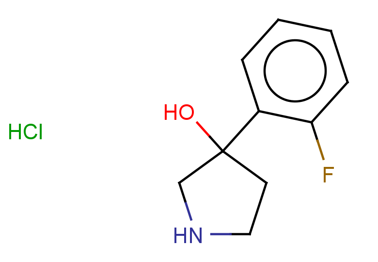 3-(2-FLUOROPHENYL)PYRROLIDIN-3-OL HYDROCHLORIDE