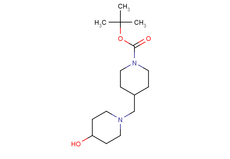 tert-butyl 4-((4-hydroxypiperidin-1-yl)methyl)piperidine-1-carboxylate