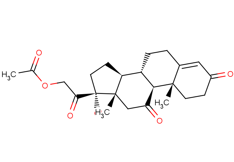 2-((8S,9S,10R,13S,14S,17R)-17-hydroxy-10,13-dimethyl-3,11-dioxo-2,3,6,7,8,9,10,11,12,13,14,15,16,17-tetradecahydro-1H-cyclopenta[a]phenanthren-17-yl)-2-oxoethyl acetate
