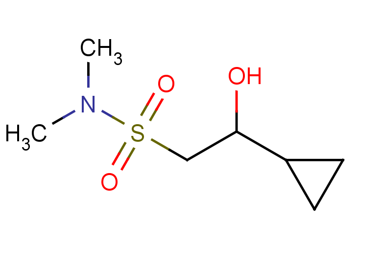 2-cyclopropyl-2-hydroxy-N,N-dimethylethane-1-sulfonamide
