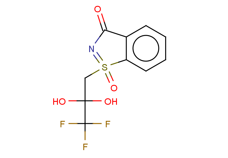 1-(3,3,3-trifluoro-2,2-dihydroxypropyl)-3H-1lambda6,2-benzothiazole-1,3-dione
