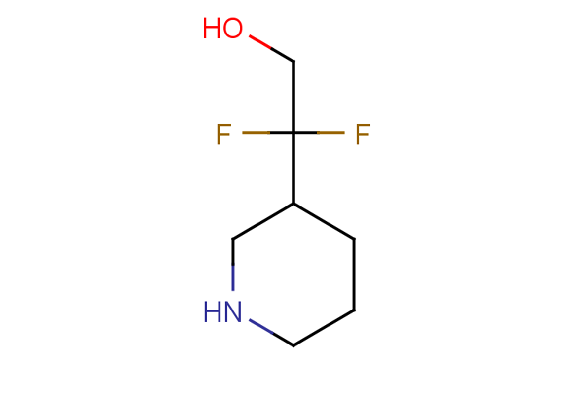 2,2-difluoro-2-(piperidin-3-yl)ethan-1-ol