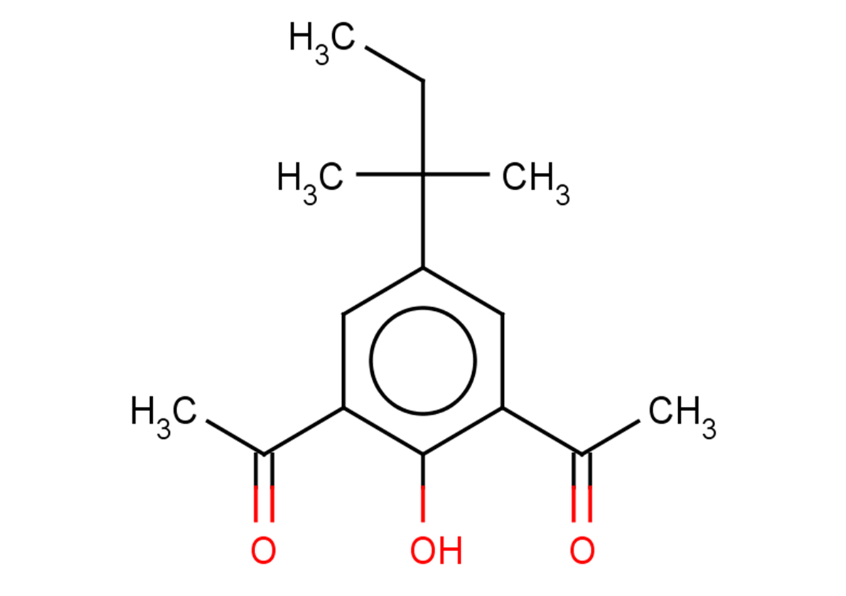 1-[3-acetyl-2-hydroxy-5-(2-methylbutan-2-yl)phenyl]ethan-1-one