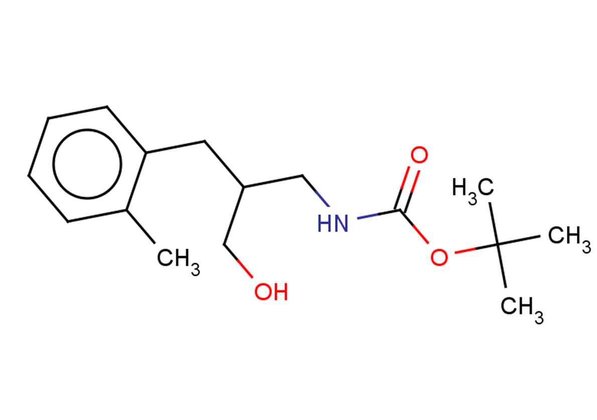 tert-butyl N-{3-hydroxy-2-[(2-methylphenyl)methyl]propyl}carbamate