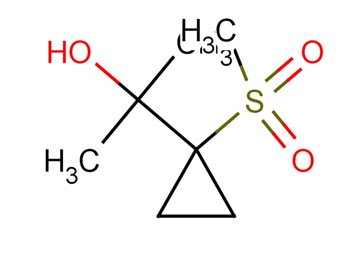 2-(1-methanesulfonylcyclopropyl)propan-2-ol
