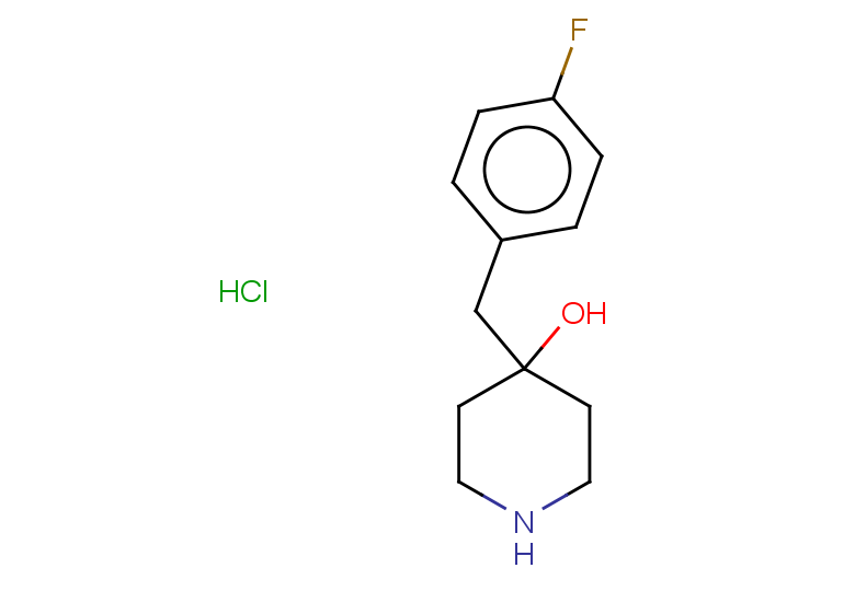 4-[(4-fluorophenyl)methyl]piperidin-4-ol hydrochloride