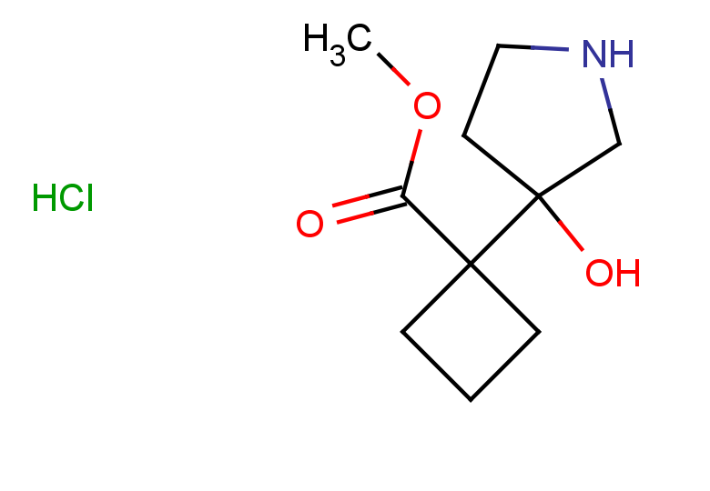 methyl 1-(3-hydroxypyrrolidin-3-yl)cyclobutane-1-carboxylate hydrochloride