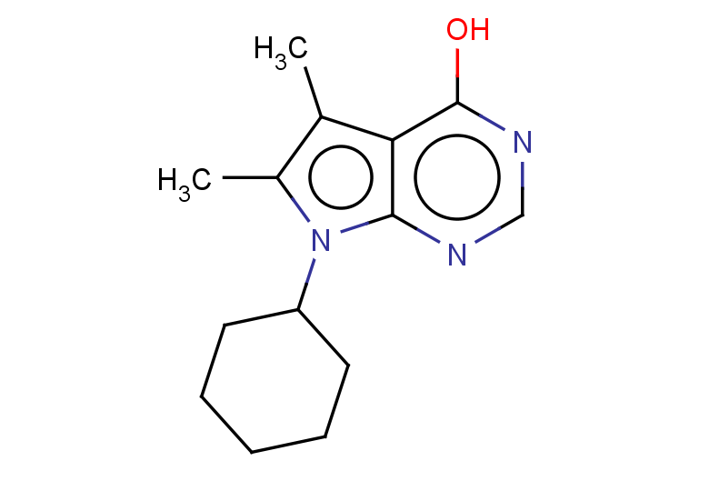 7-cyclohexyl-5,6-dimethyl-7H-pyrrolo[2,3-d]pyrimidin-4-ol