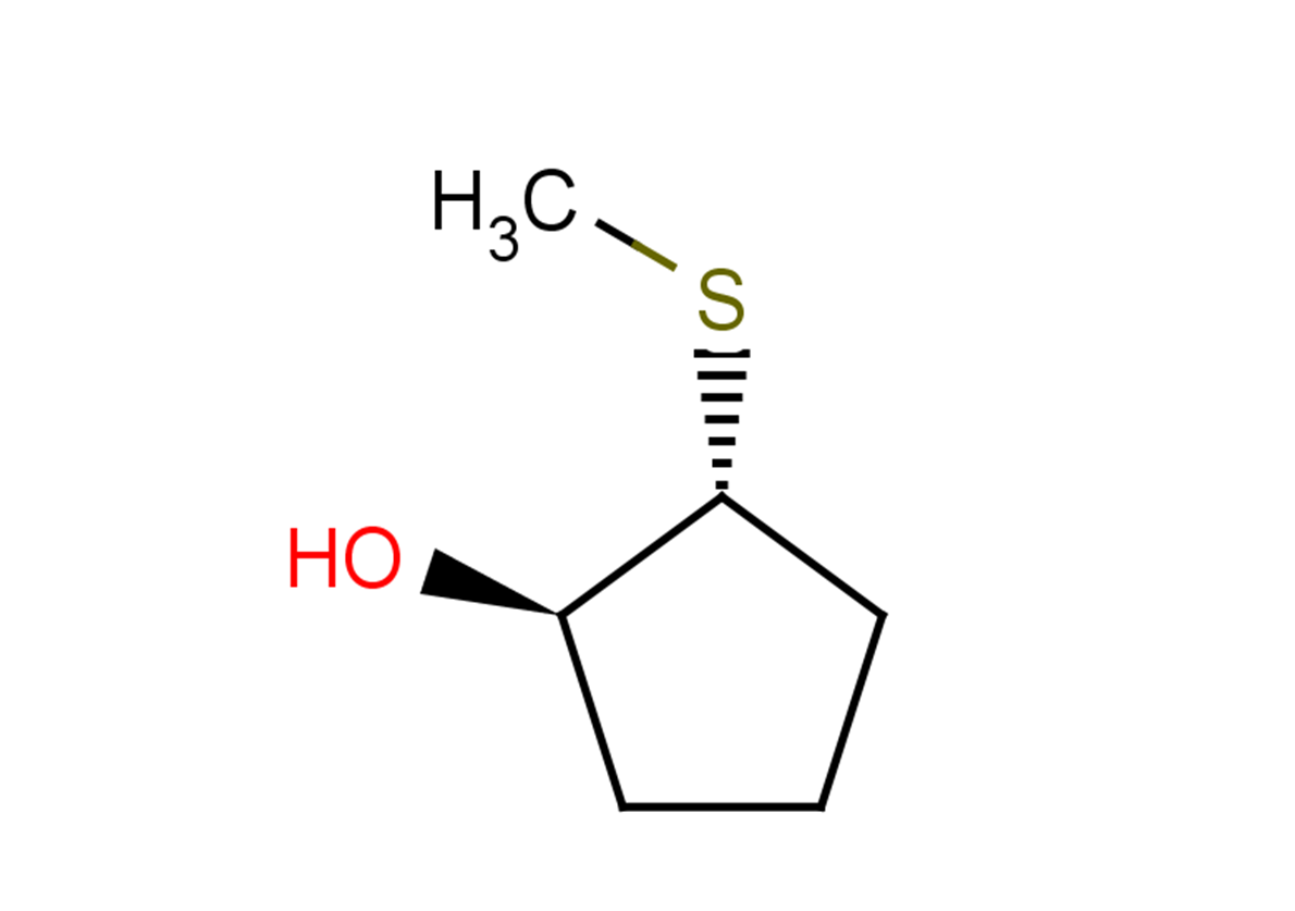 rac-(1R,2R)-2-(methylsulfanyl)cyclopentan-1-ol, trans