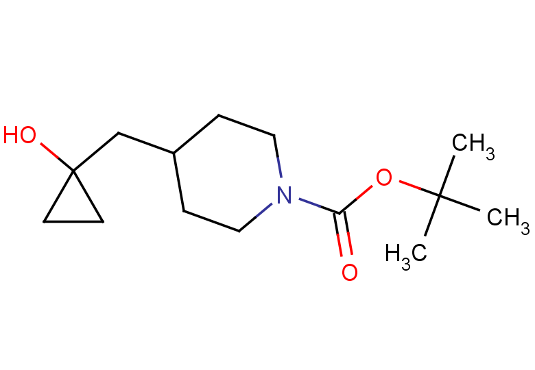 tert-butyl 4-[(1-hydroxycyclopropyl)methyl]piperidine-1-carboxylate