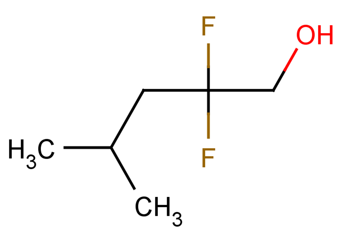 2,2-difluoro-4-methylpentan-1-ol