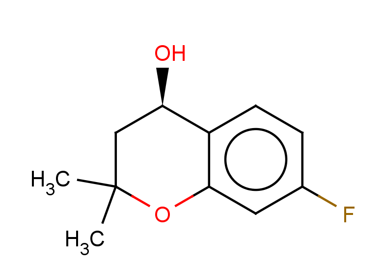 (4R)-7-fluoro-2,2-dimethyl-3,4-dihydro-2H-1-benzopyran-4-ol