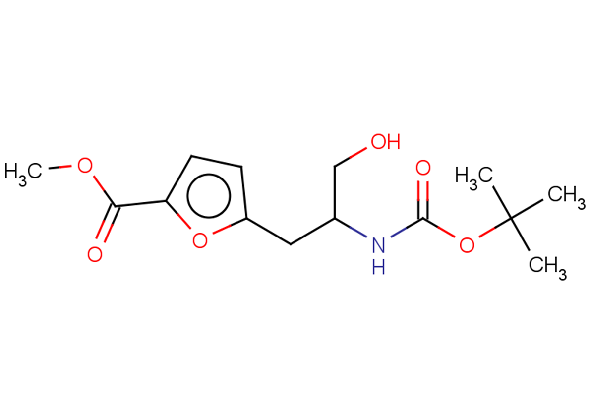 methyl 5-(2-{[(tert-butoxy)carbonyl]amino}-3-hydroxypropyl)furan-2-carboxylate