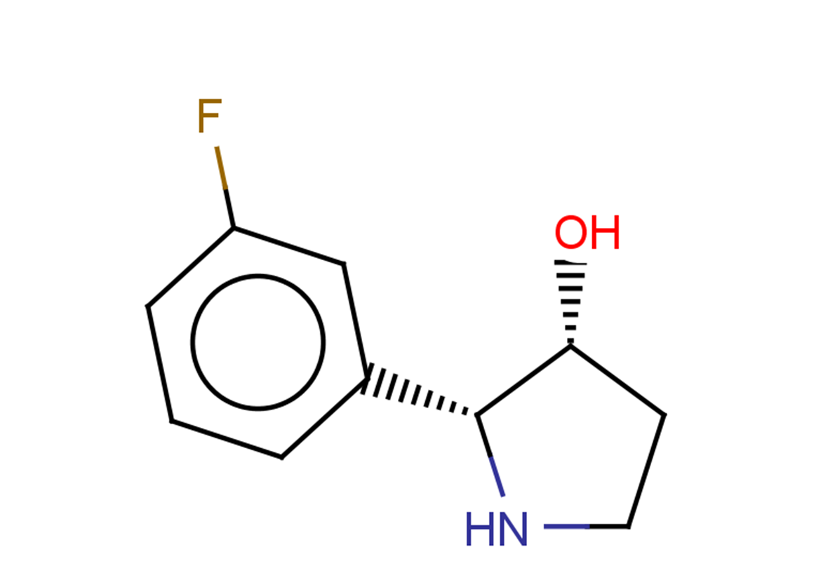rac-(2R,3R)-2-(3-fluorophenyl)pyrrolidin-3-ol, cis