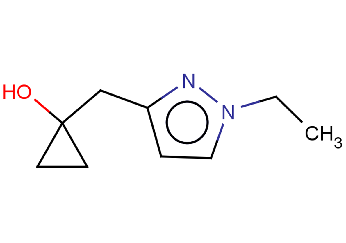 1-[(1-ethyl-1H-pyrazol-3-yl)methyl]cyclopropan-1-ol
