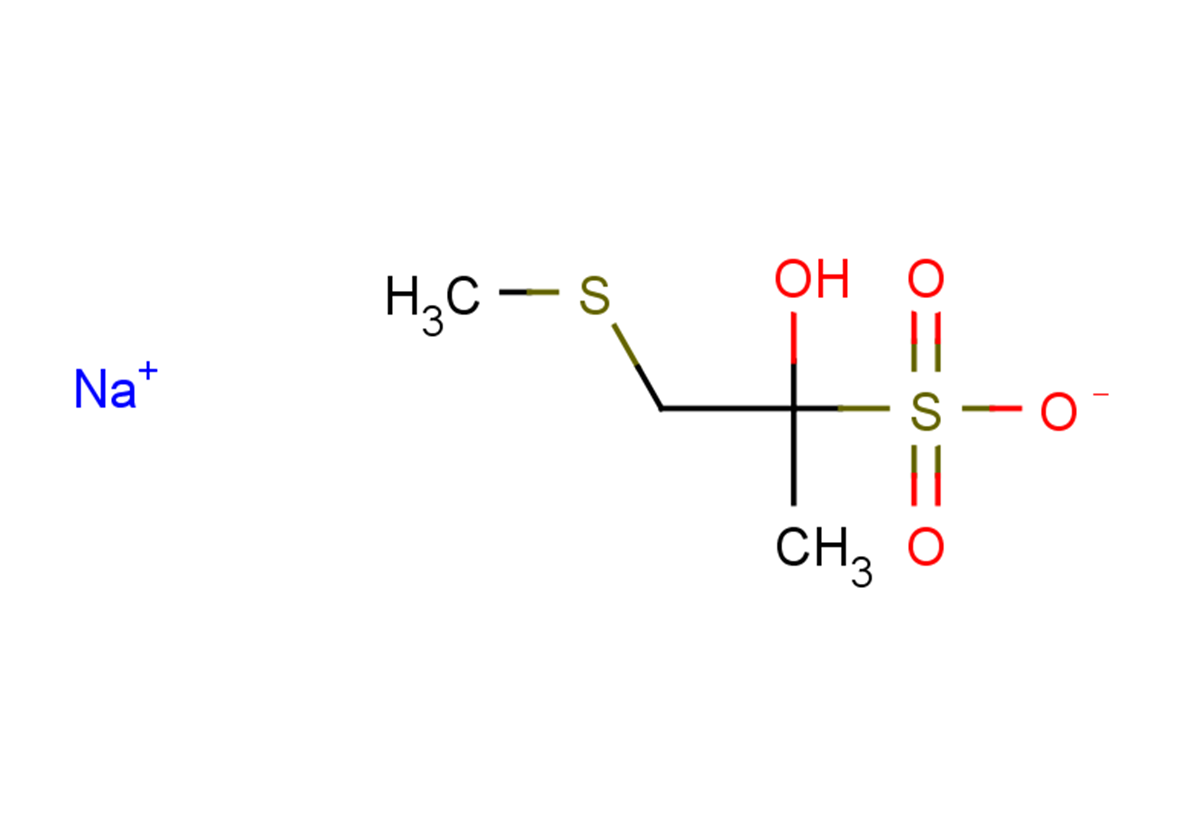sodium 2-hydroxy-1-(methylsulfanyl)propane-2-sulfonate