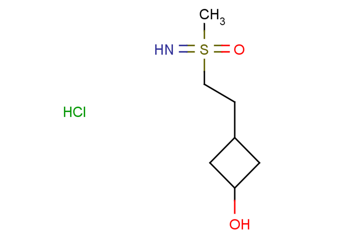 [2-(3-hydroxycyclobutyl)ethyl](imino)methyl-lambda6-sulfanone hydrochloride, Mixture of diastereomers